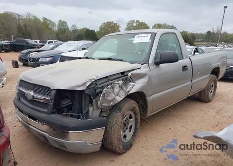 2004 Chevrolet Silverado 1500 Work Truck from USA, damaged, VIN 1GCEC14T64E159508